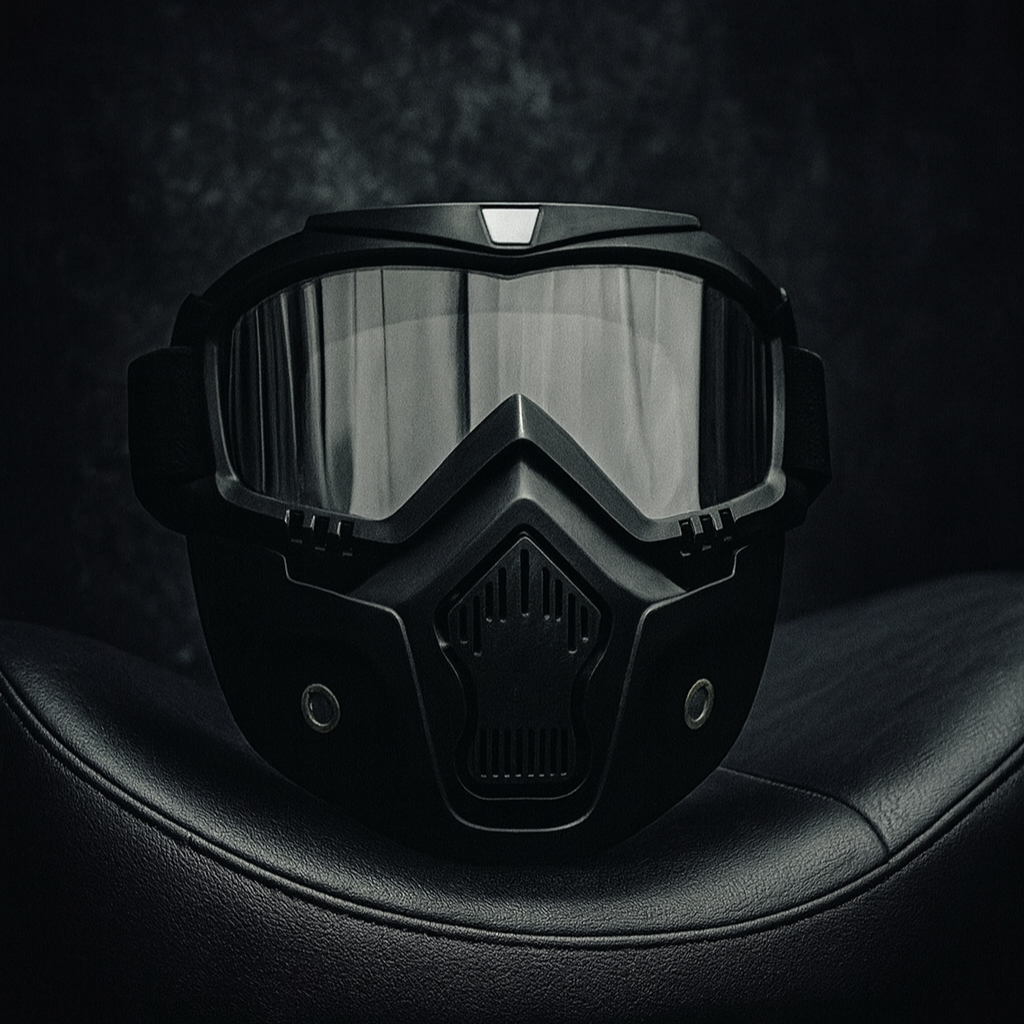 Open Face Mask Shield & Goggles