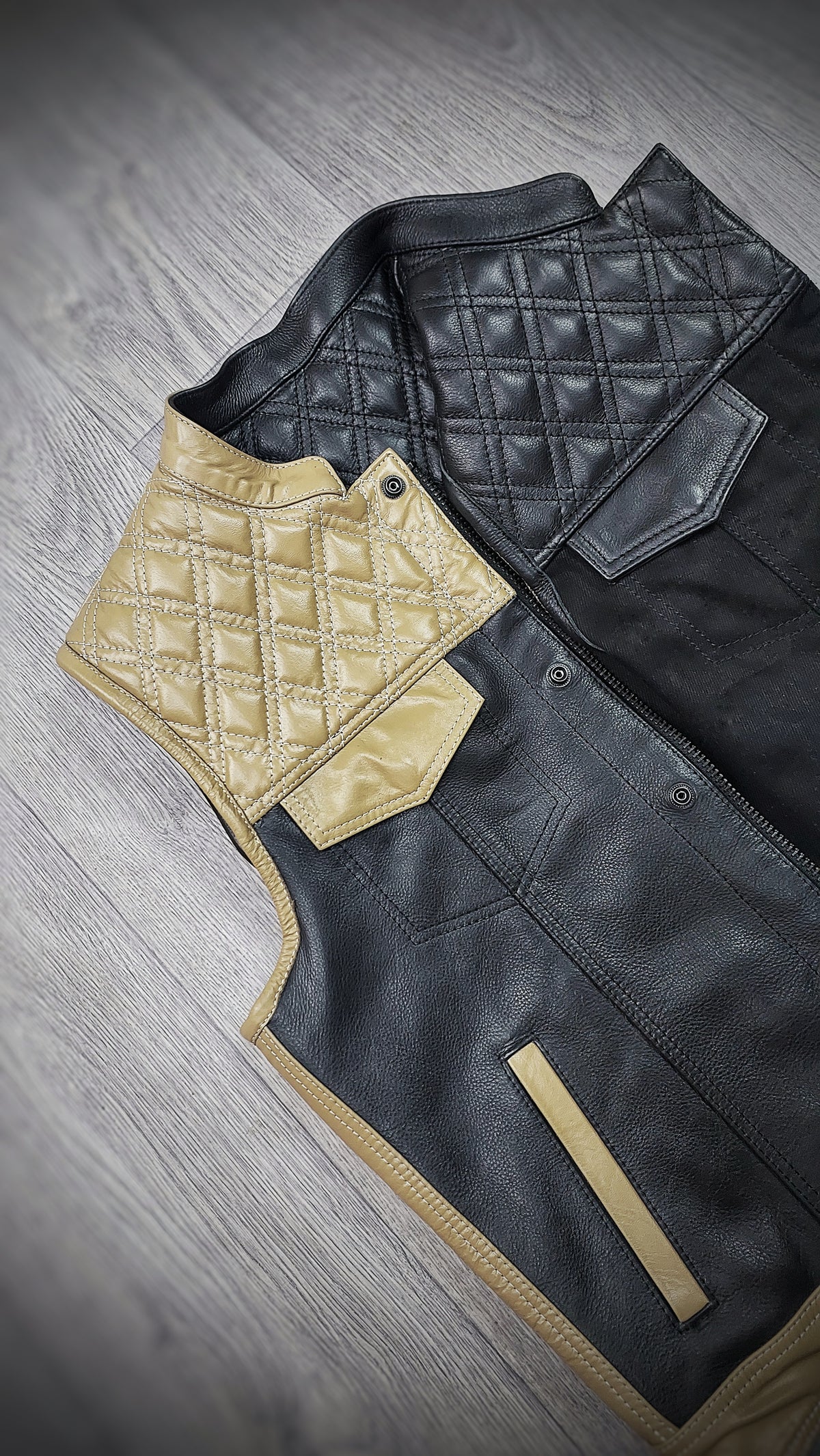 REVERSIBLE US "OFF THE RACK" BLACK STEALTH-DESERT VEST