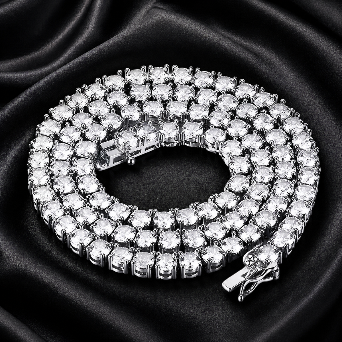 Ladies Moissanite Tennis Set