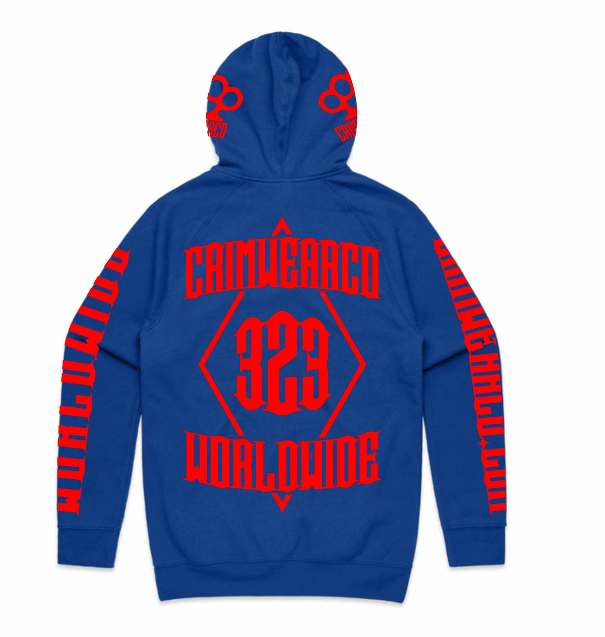 Crim Wear Blue Hoodie