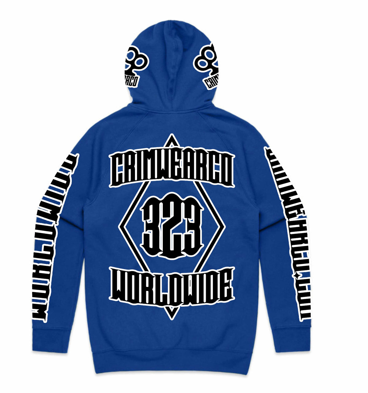 Crim Wear Blue Hoodie