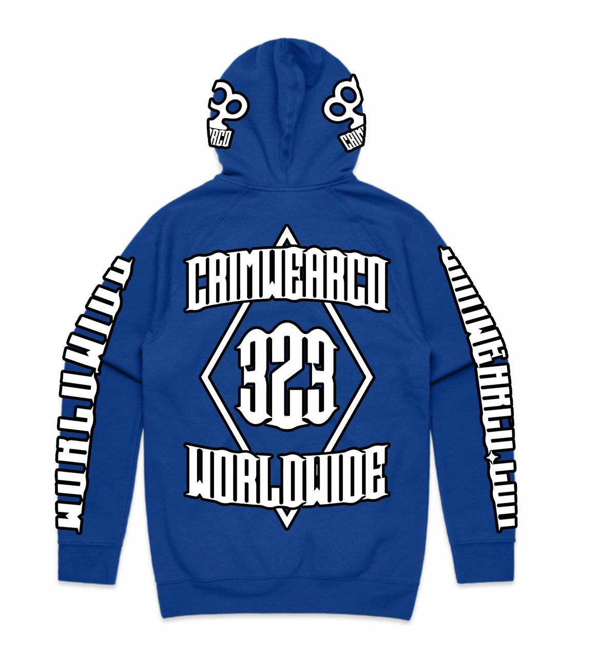 Crim Wear Blue Hoodie