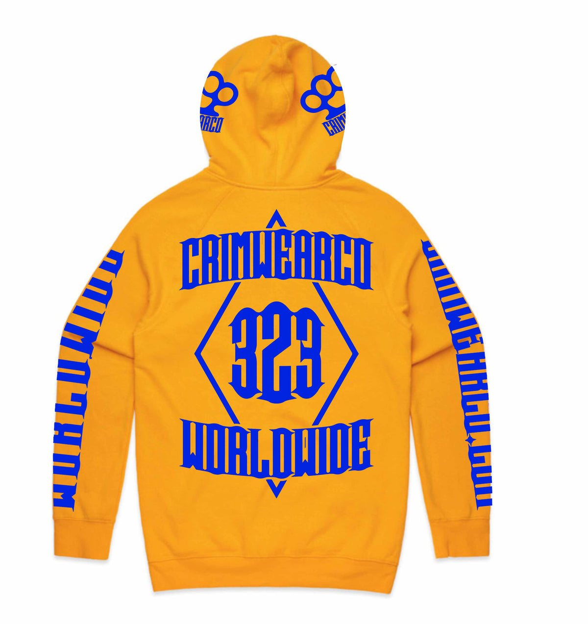 Crim Wear Yellow Hoodie