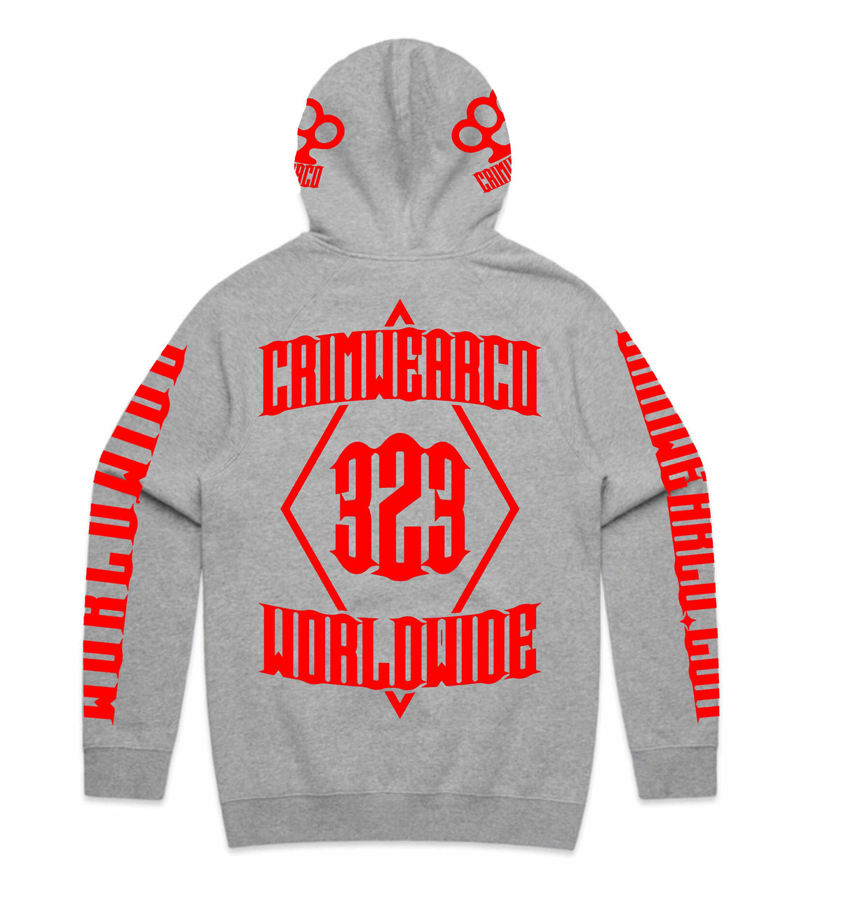 Crim Wear Grey Hoodie