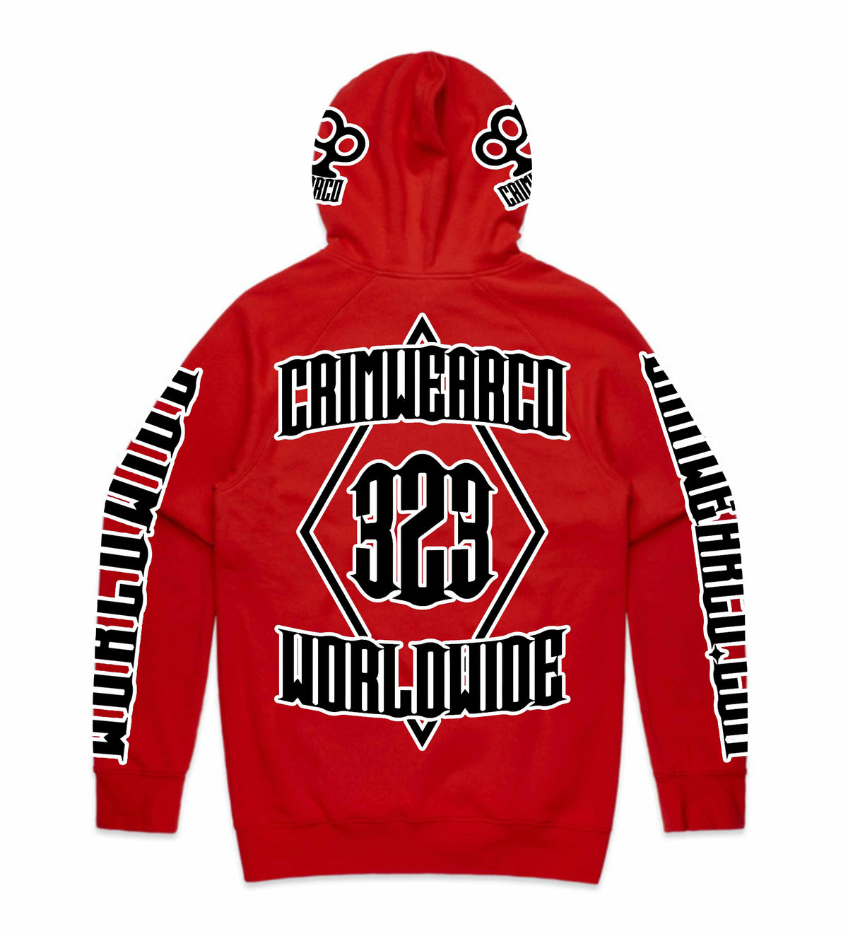 Crim Wear Red Hoodie