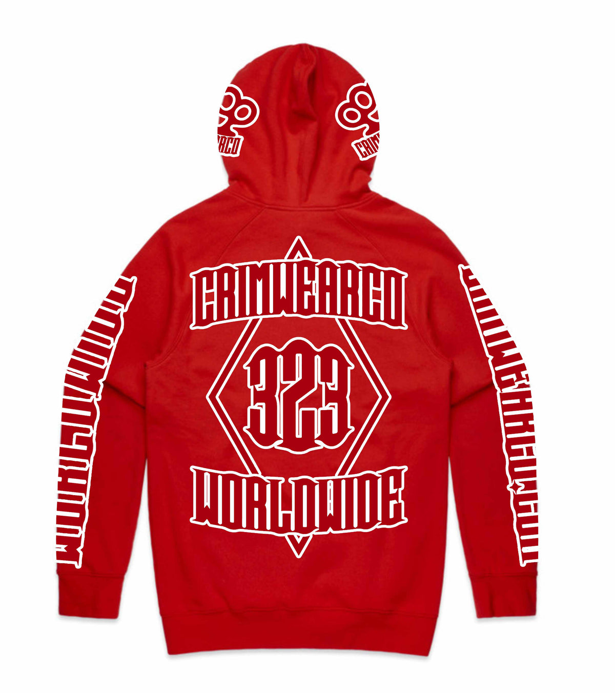 Crim Wear Red Hoodie