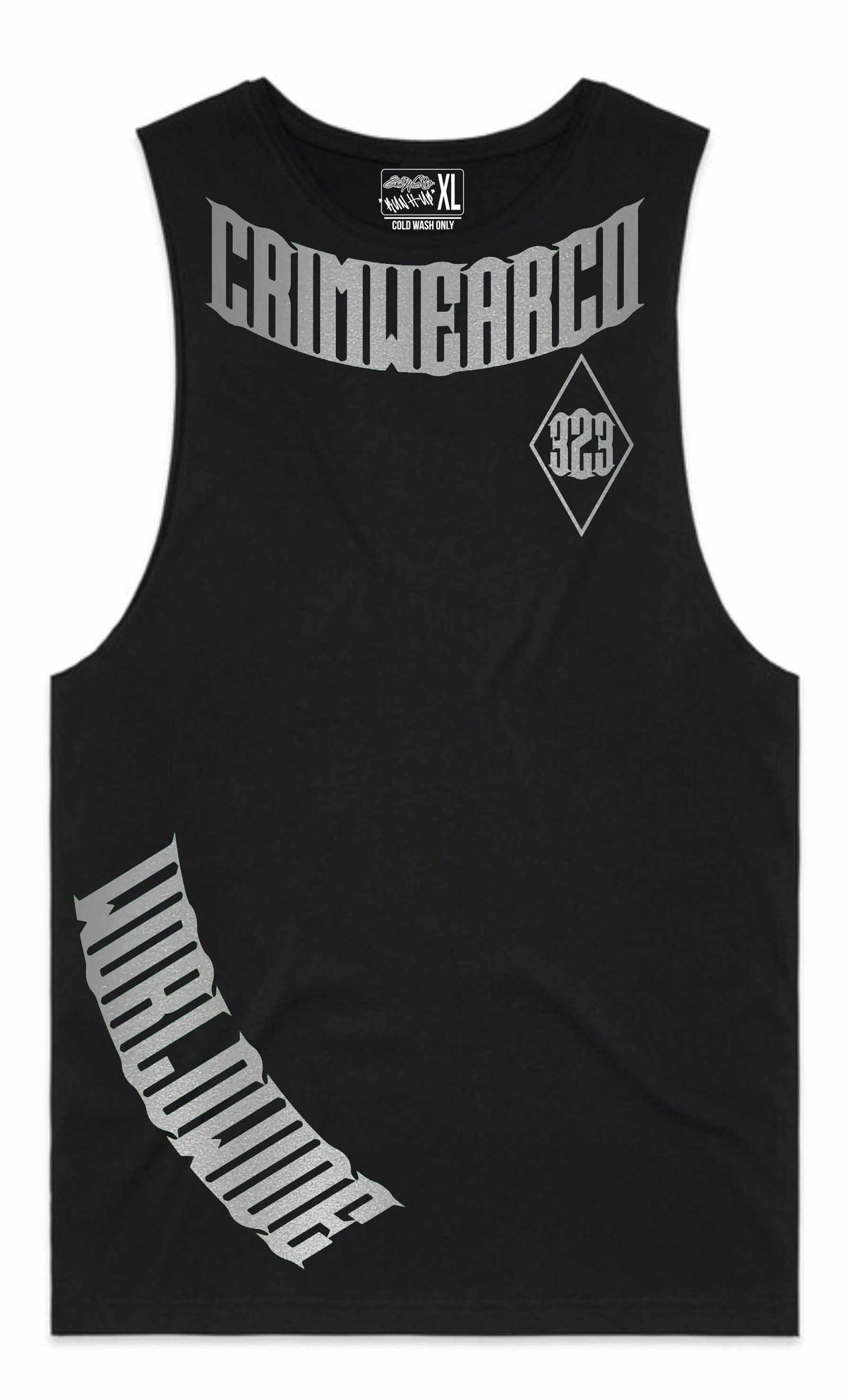 Crim Wear Black Muscle Tee