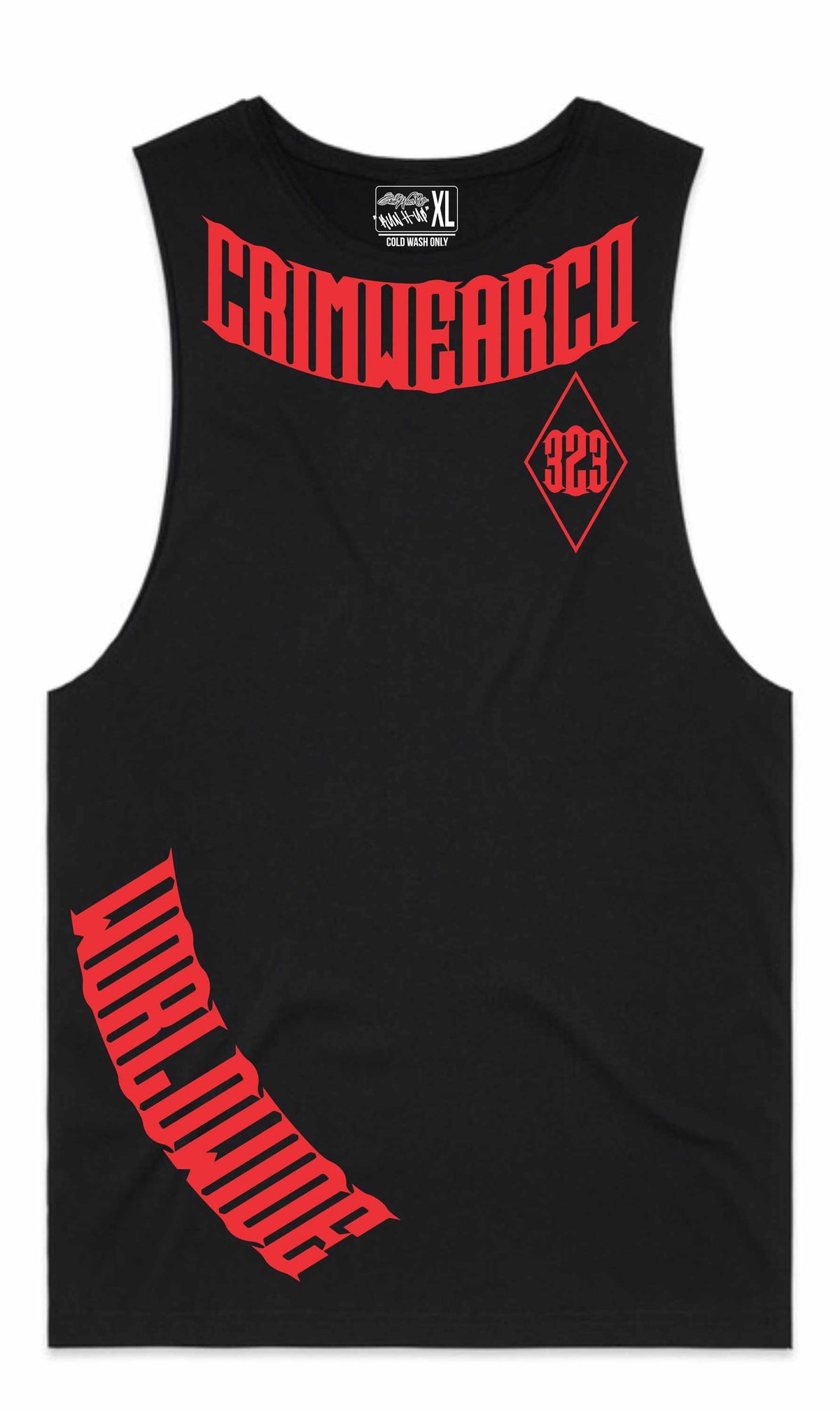 Crim Wear Black Muscle Tee