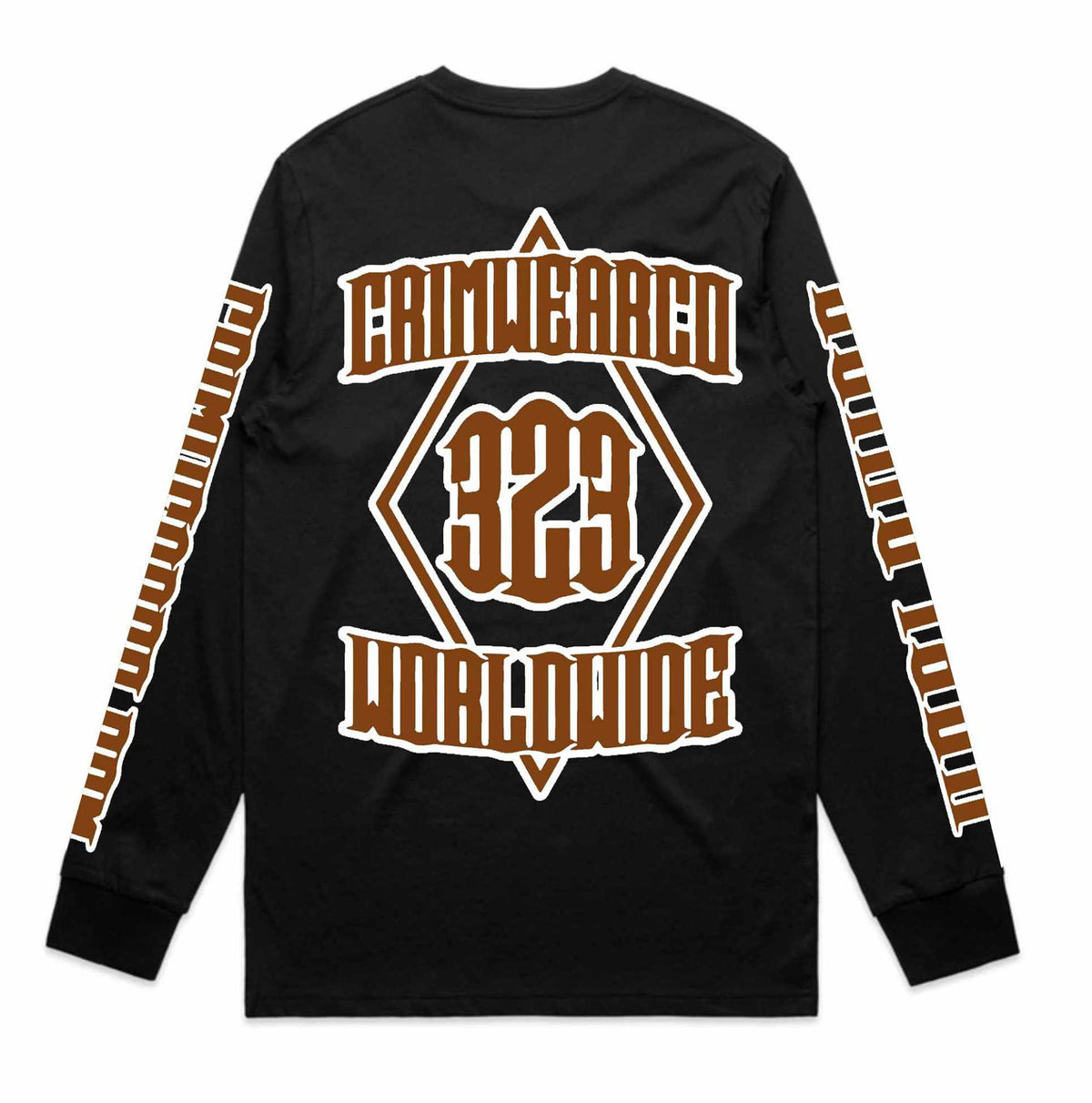 Crim Wear Black Long Sleeve Tee