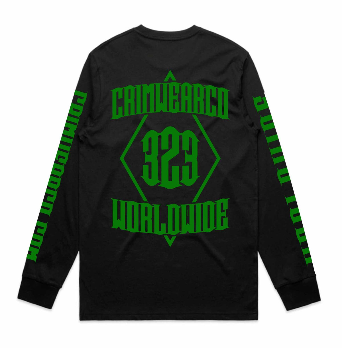 Crim Wear Black Long Sleeve Tee