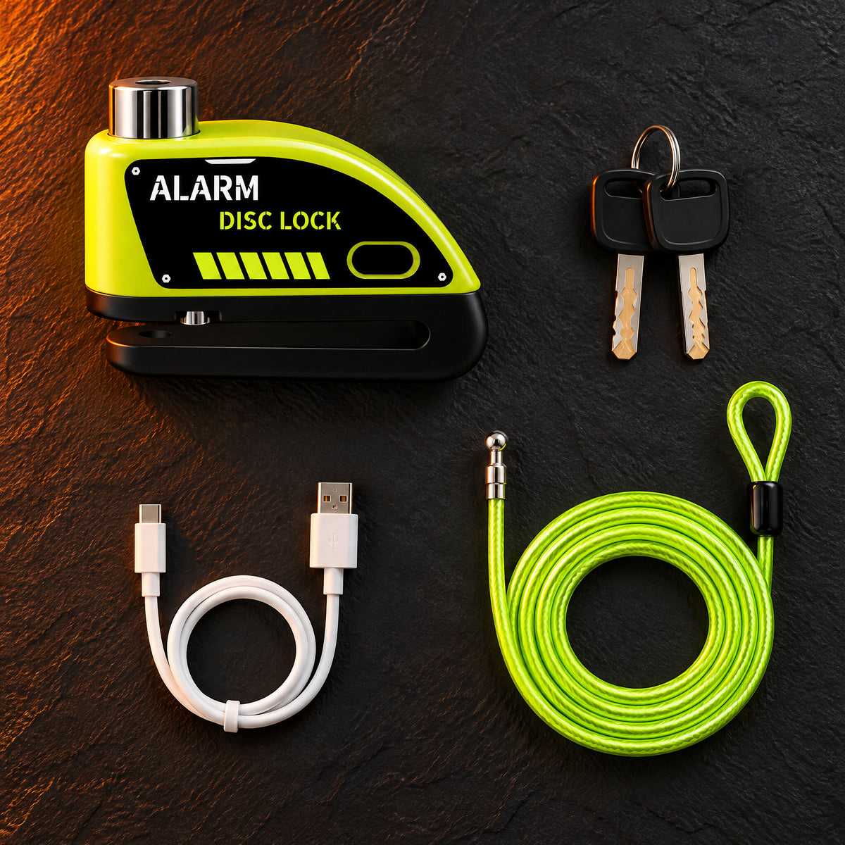 120dB Alarm Disc Lock