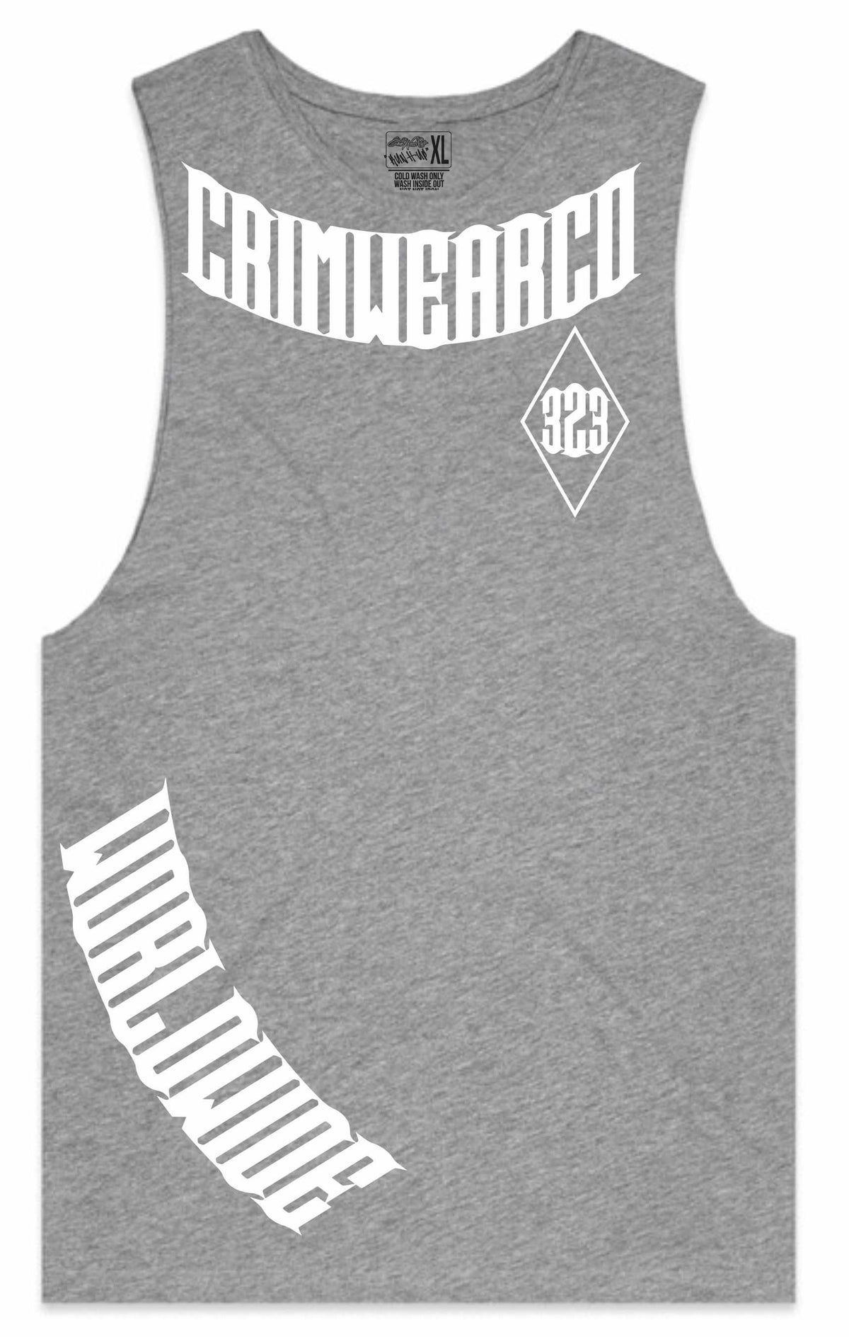 Crim Wear Gray Muscle Tee