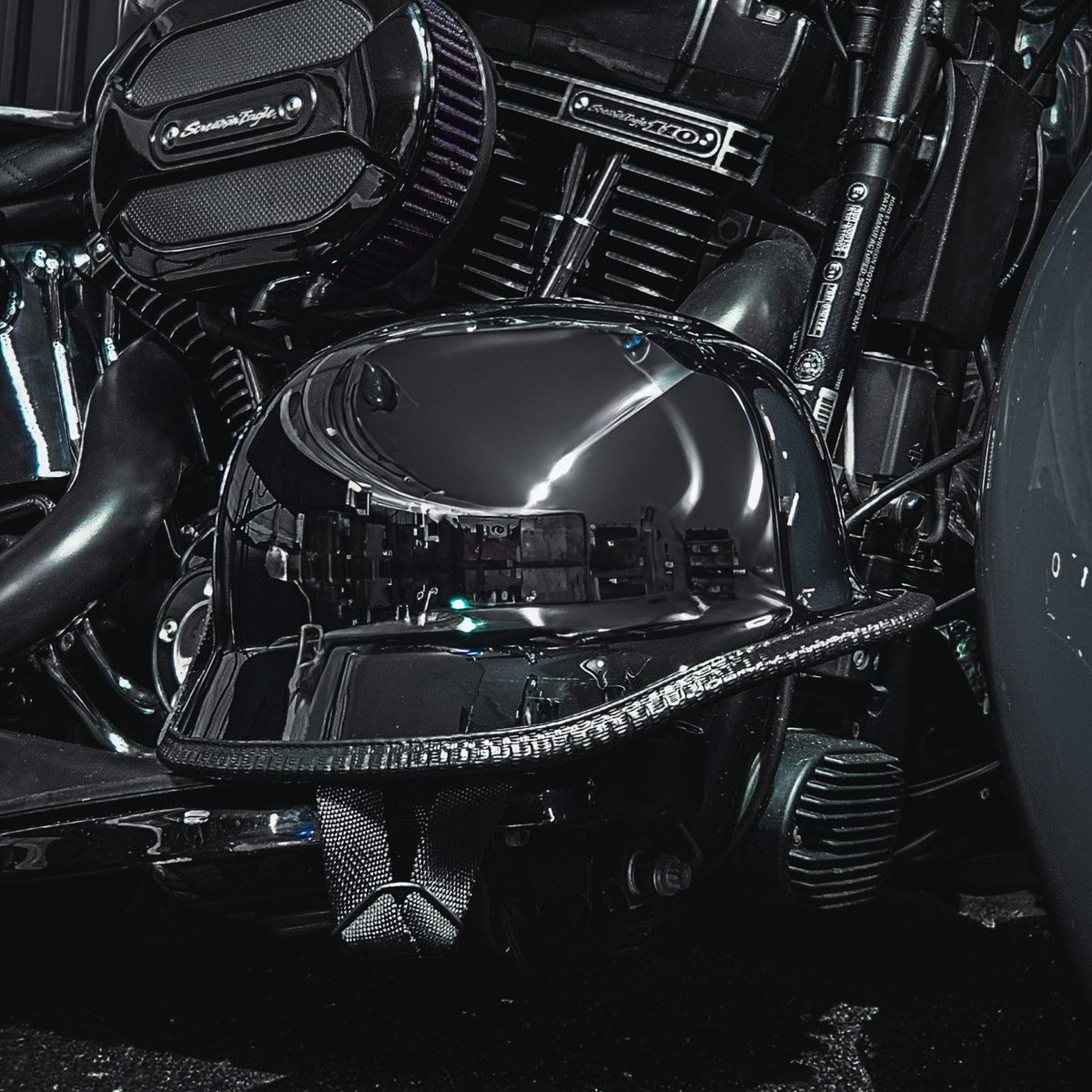 Lowest Profile German Motorcycle Helmet