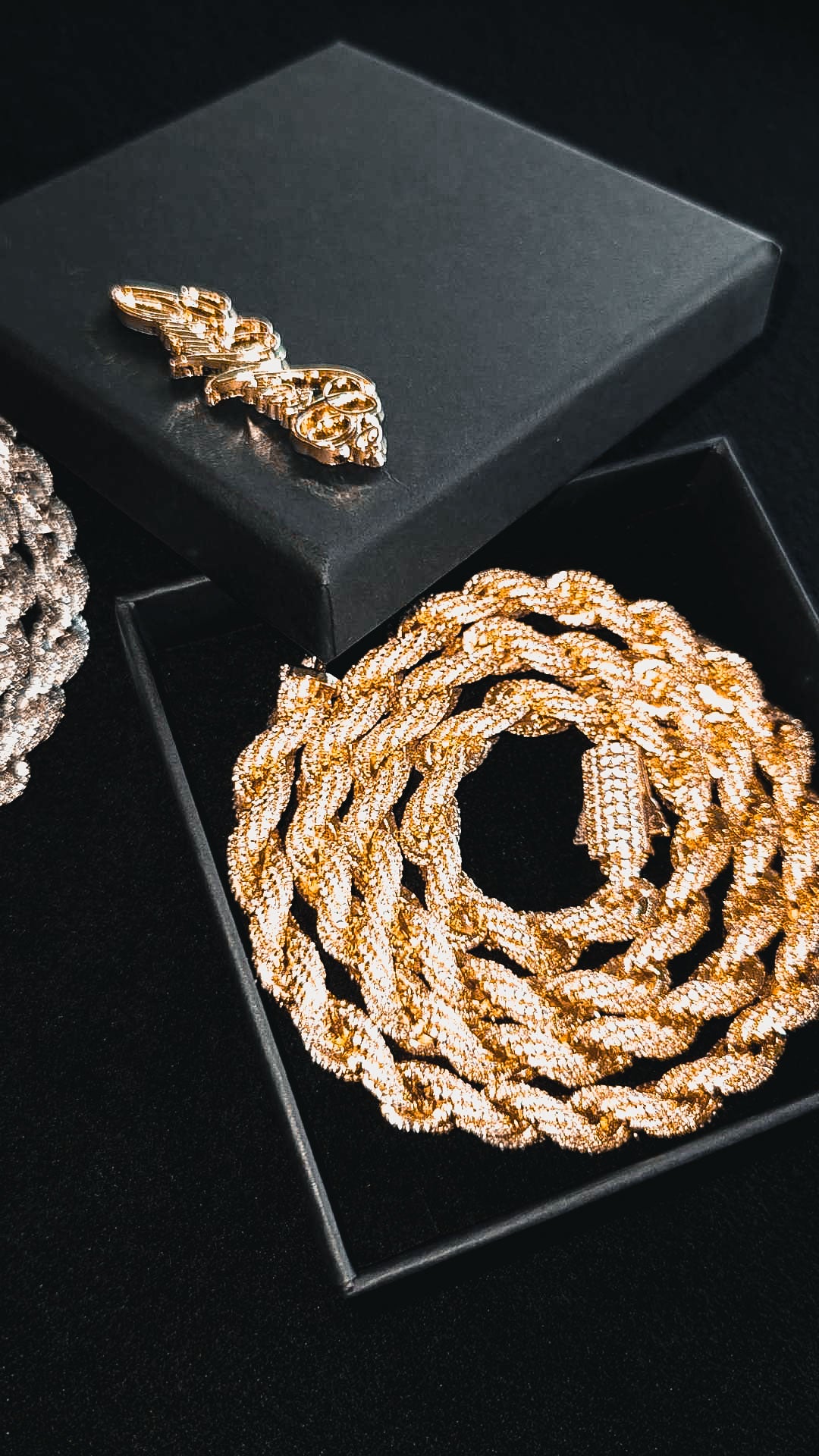 Iced Rope Chain Necklace