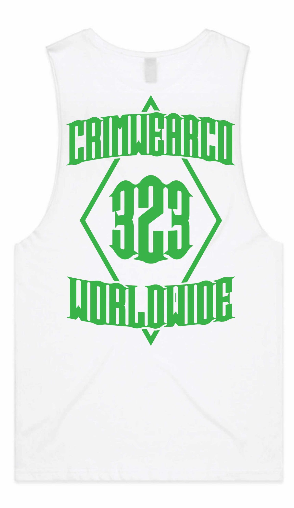 Crim Wear White Muscle Tee