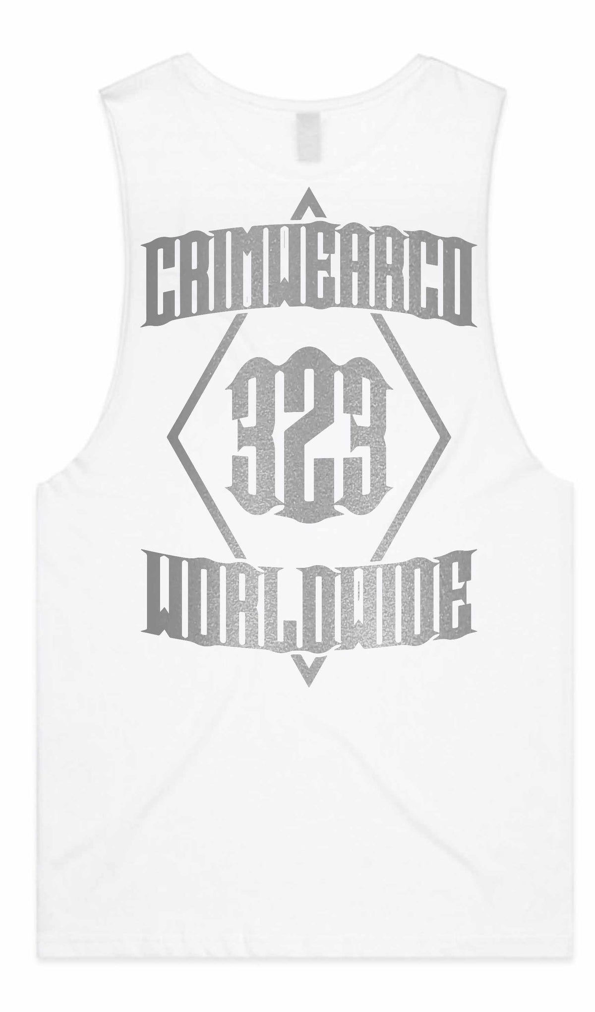 Crim Wear White Muscle Tee