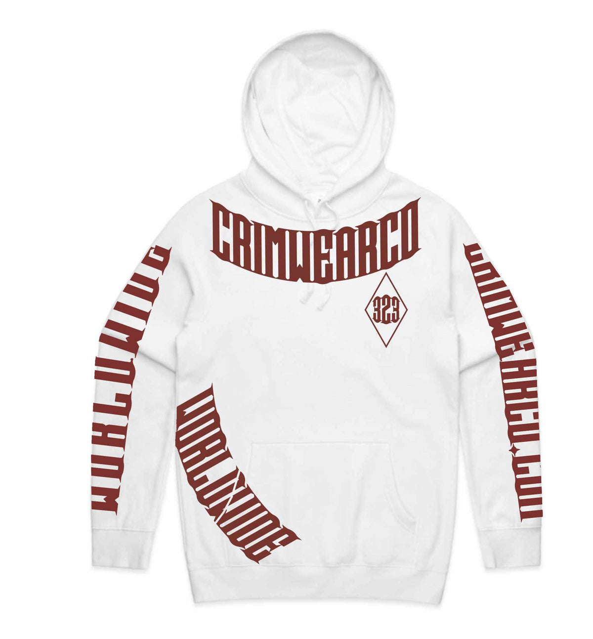 Crim Wear White Hoodie