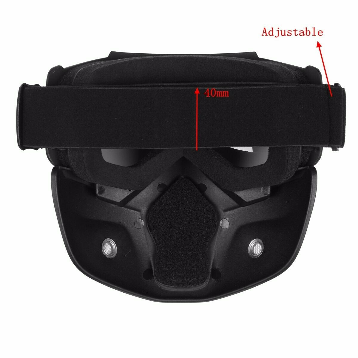 Open Face Mask Shield & Goggles