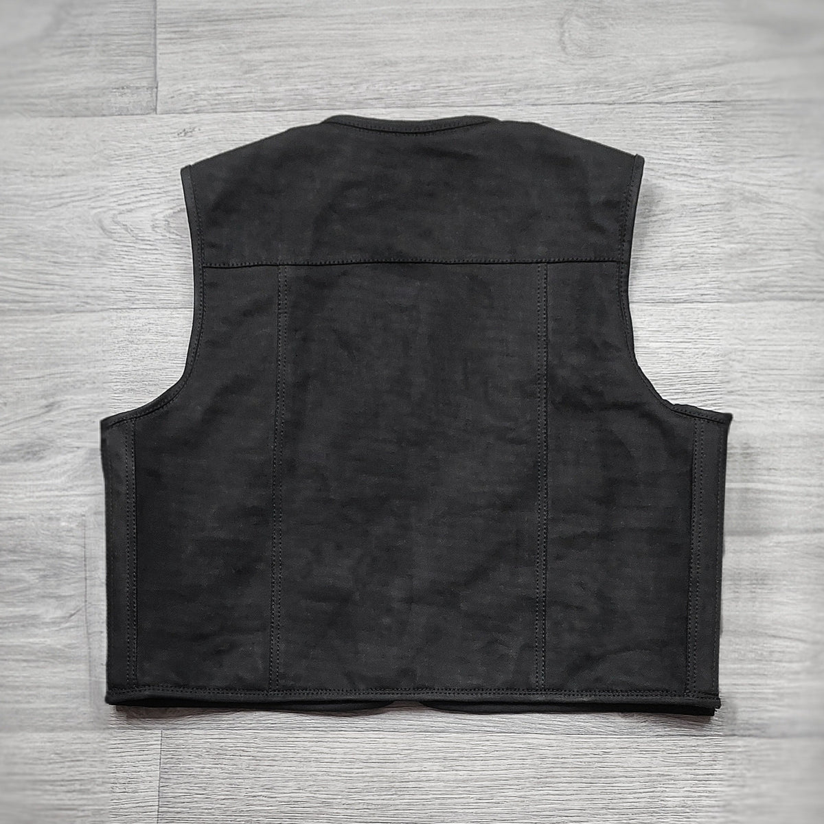 EURO "OFF THE RACK" BLACK DENIM VEST