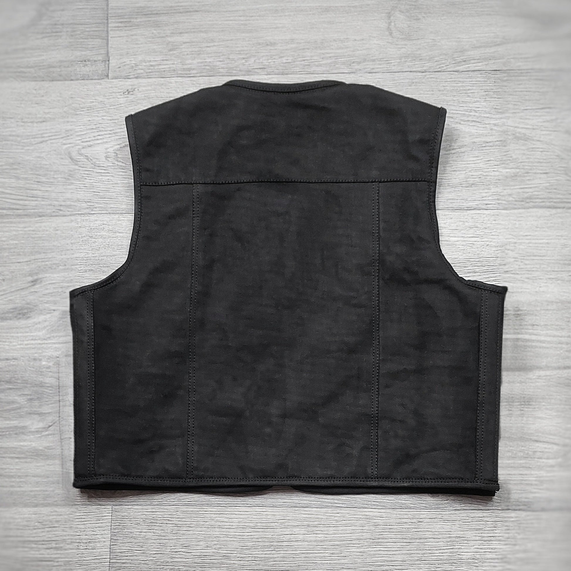 EURO "OFF THE RACK" BLACK DENIM VEST