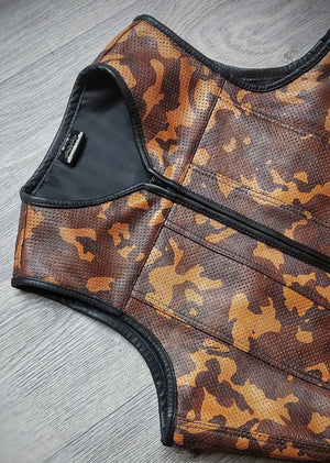 EURO DESERT "OFF THE RACK" PERFORATED CAMO VEST