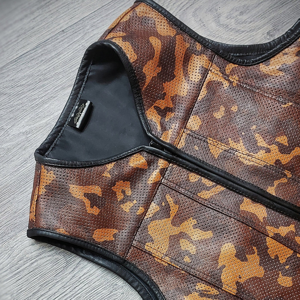 EURO DESERT "OFF THE RACK" PERFORATED CAMO VEST