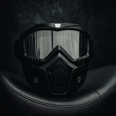 Open Face Mask Shield & Goggles