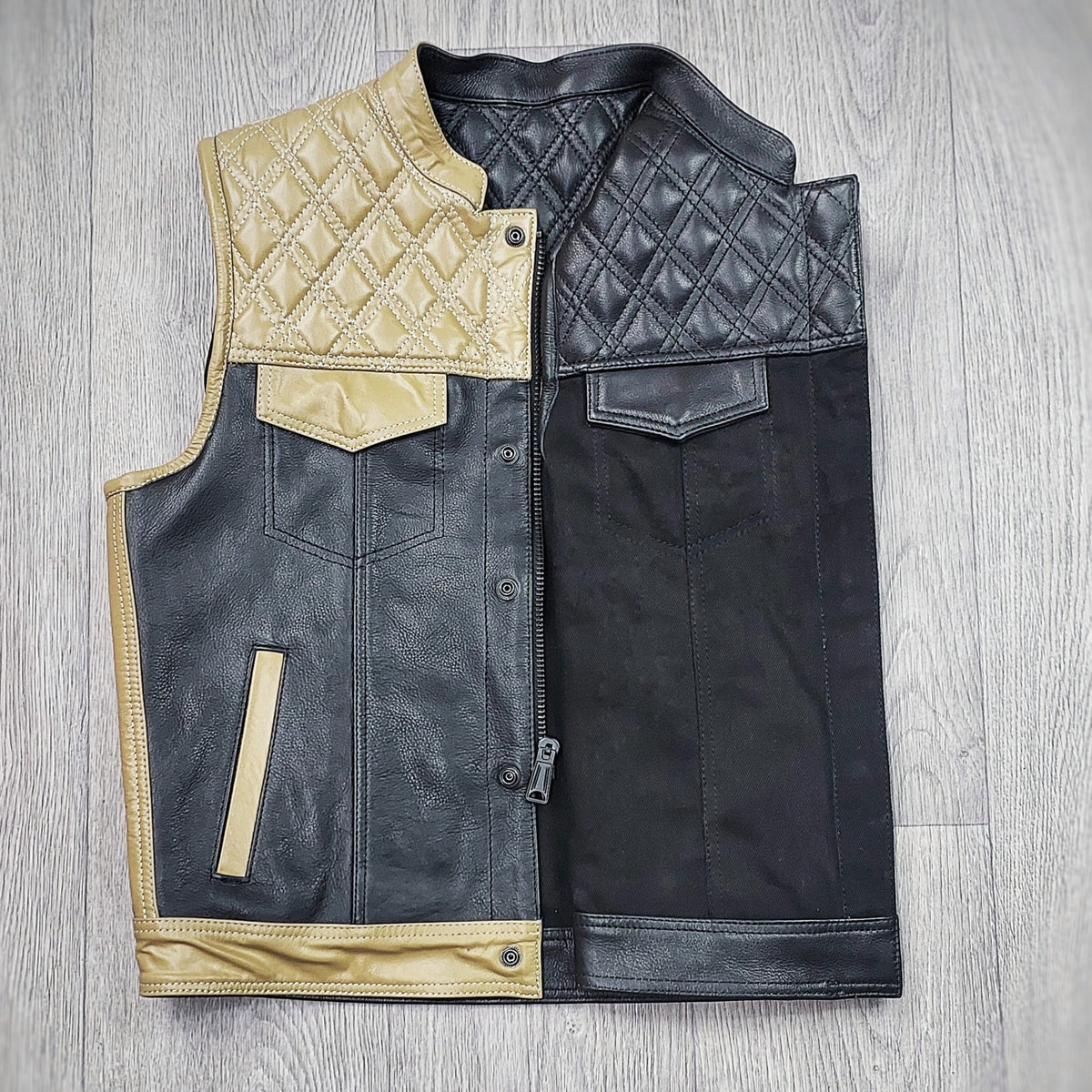 REVERSIBLE US "OFF THE RACK" BLACK STEALTH-DESERT VEST