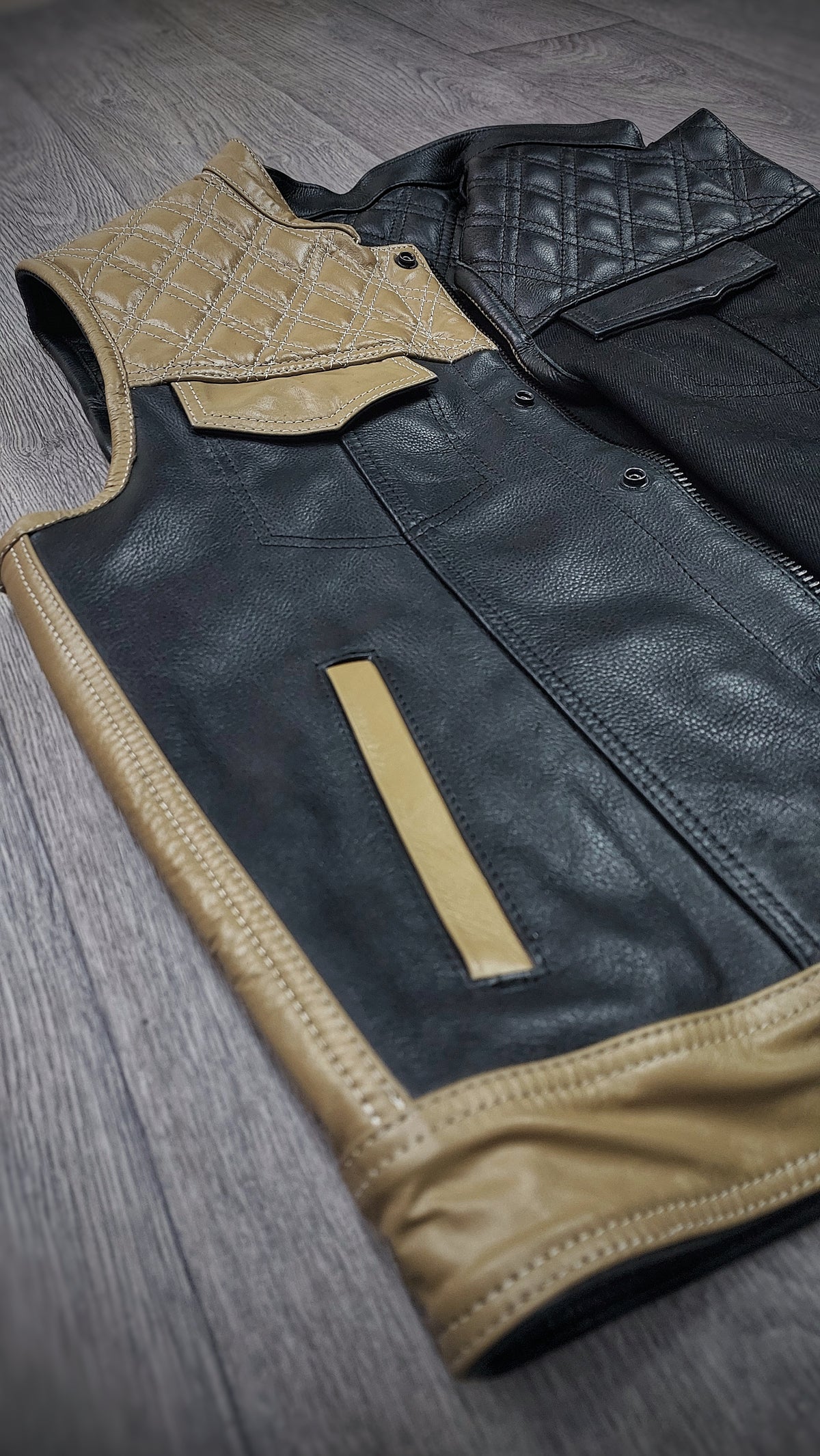 REVERSIBLE US "OFF THE RACK" BLACK STEALTH-DESERT VEST
