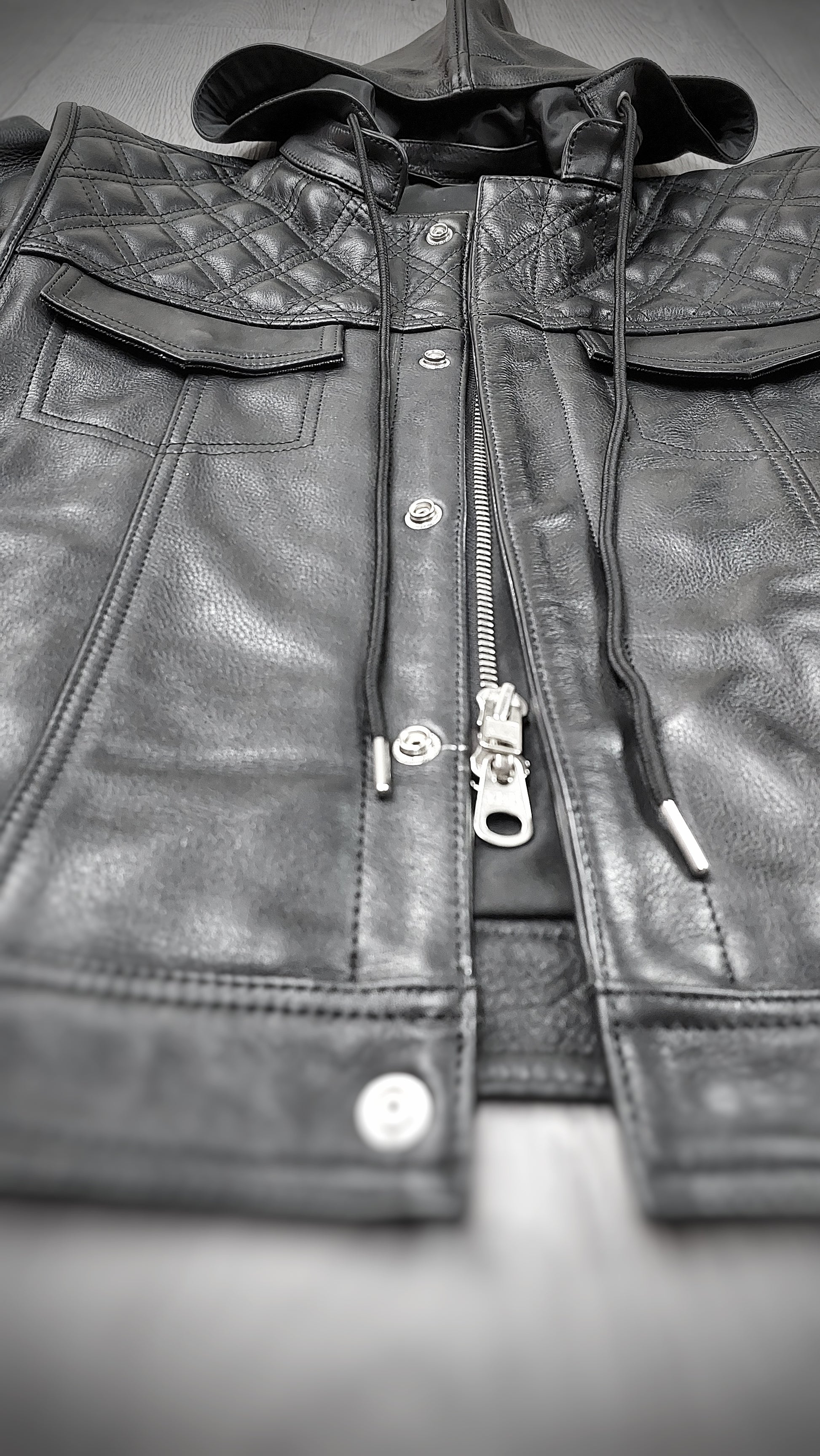 US "OFF THE RACK" REMOVABLE SLEEVE MIDNIGHT VEST