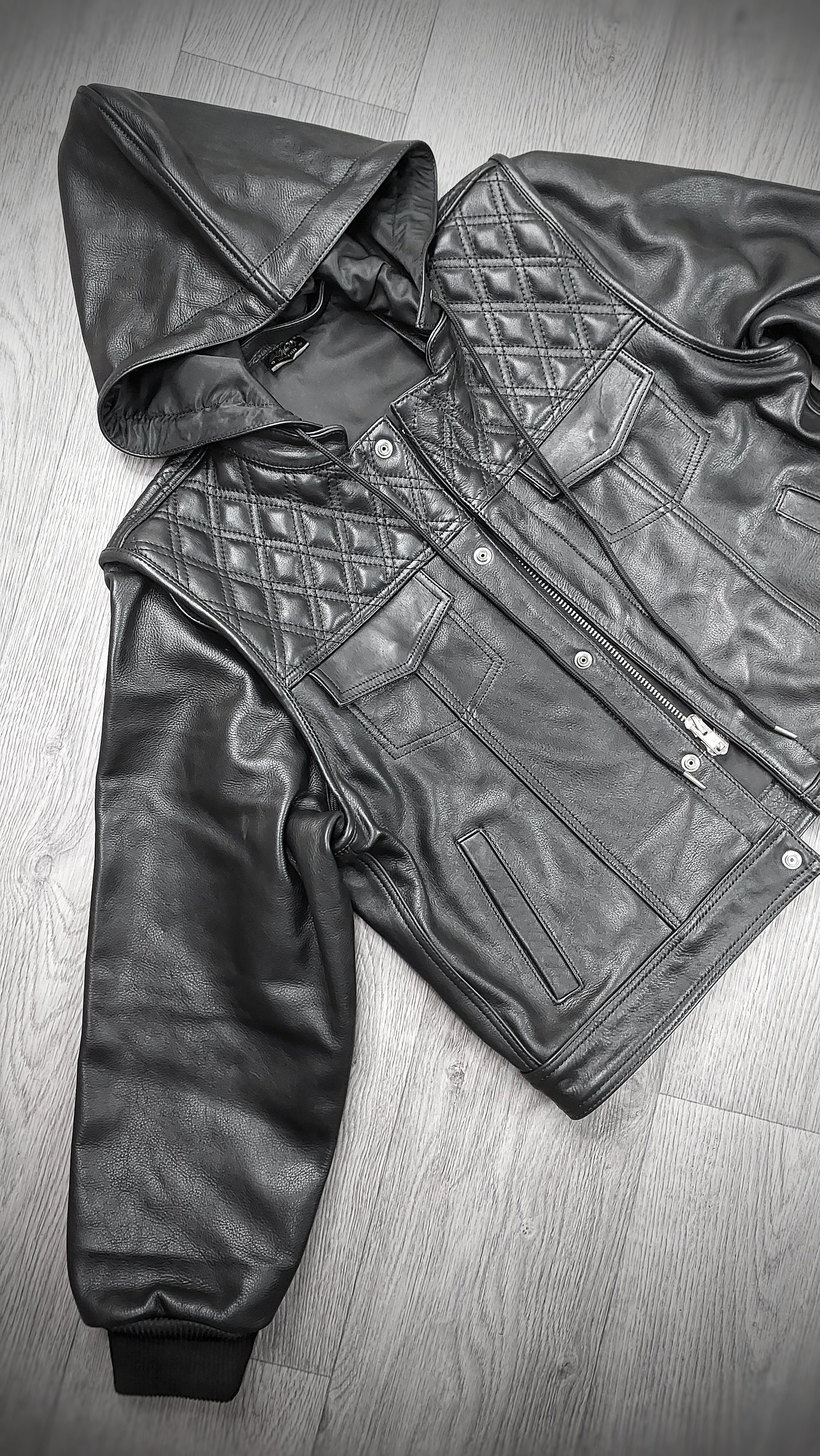 US "OFF THE RACK" REMOVABLE SLEEVE MIDNIGHT VEST