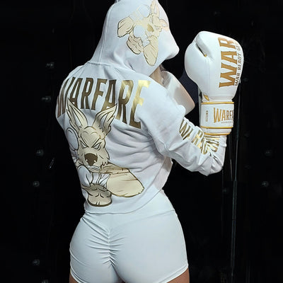 Ladies Warfare Hoodie - Crop Long Sleeve