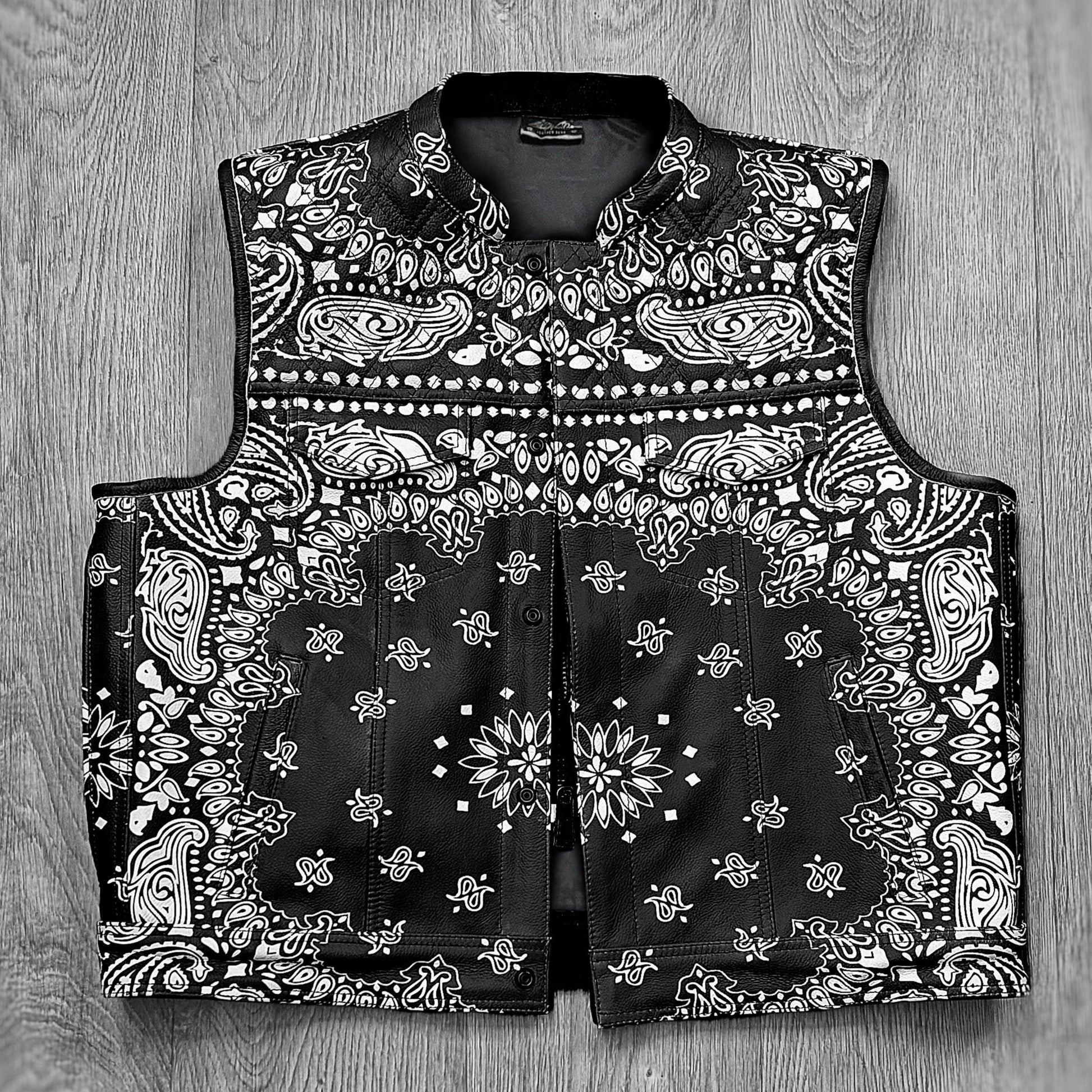 US LEATHER BANDANA "OFF THE RACK" VEST