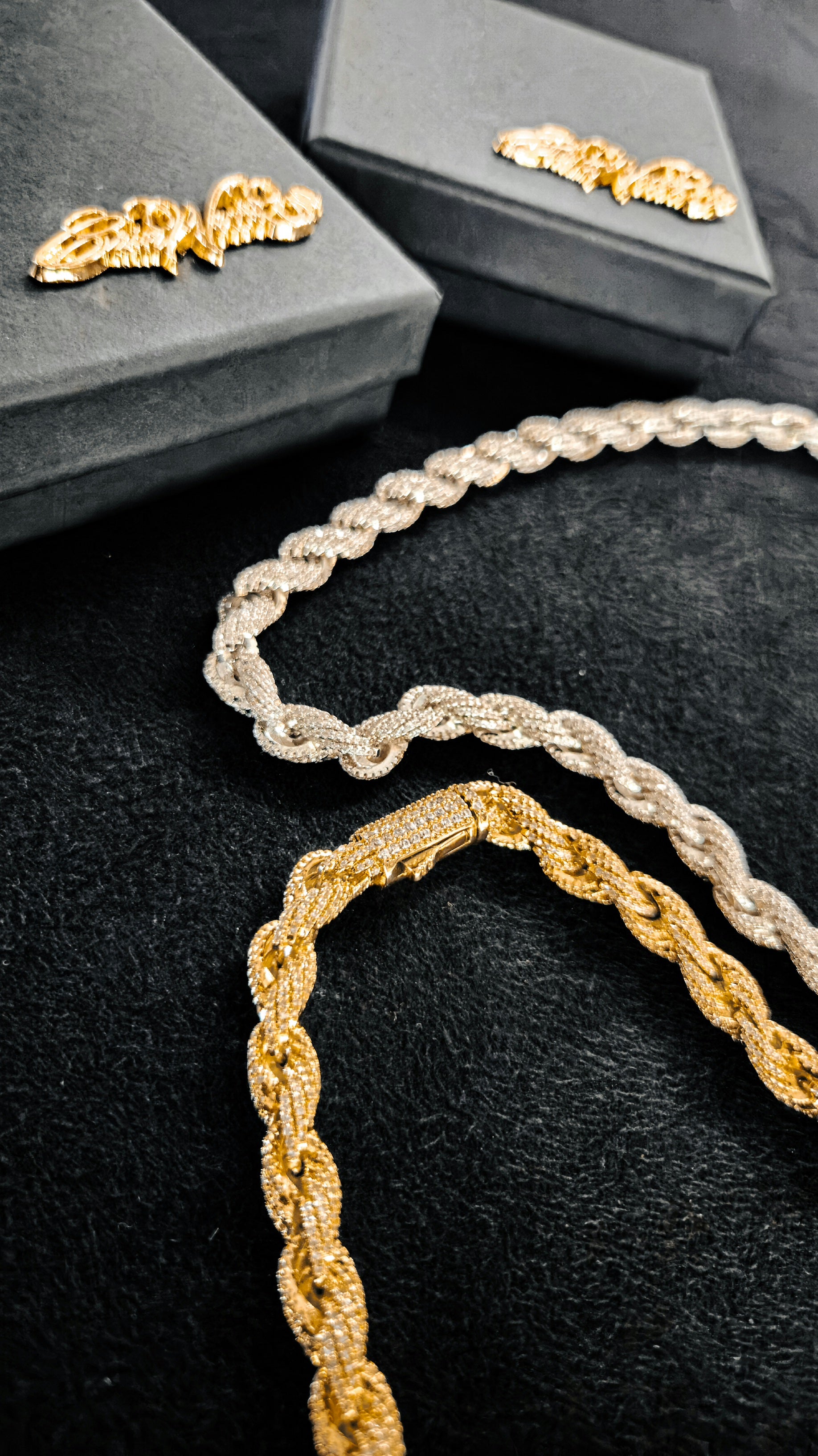 Iced Rope Chain Necklace