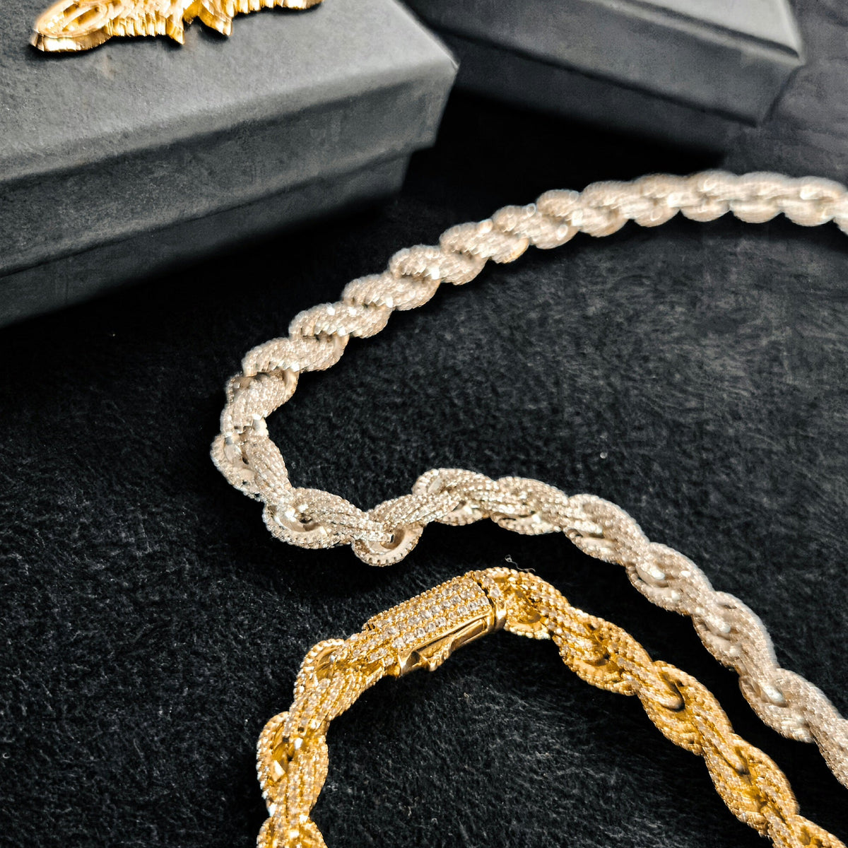 Iced Rope Chain Necklace