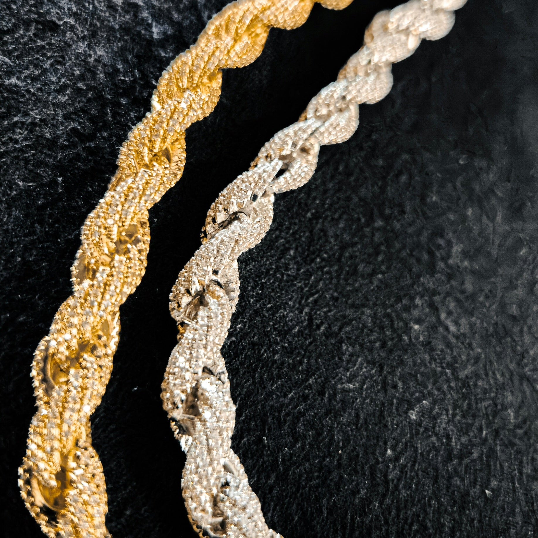 Iced Rope Chain Necklace