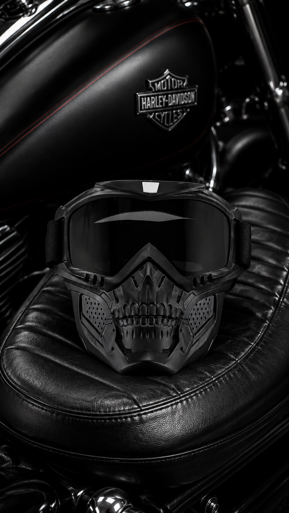 Skull Mask Shield & Goggles