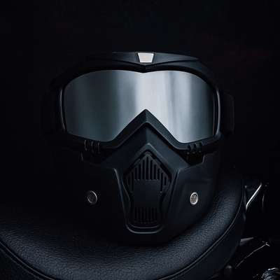 Open Face Mask Shield & Goggles