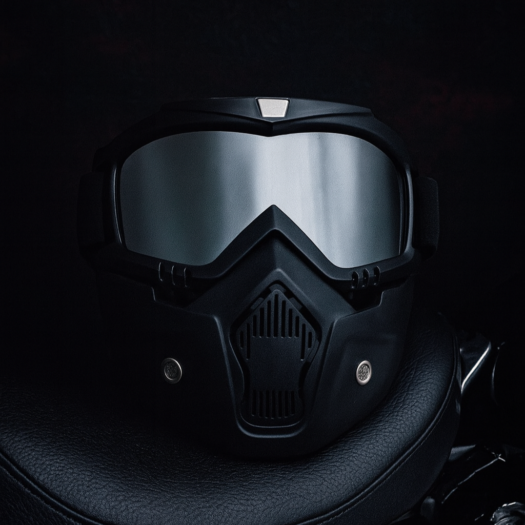 Open Face Mask Shield & Goggles