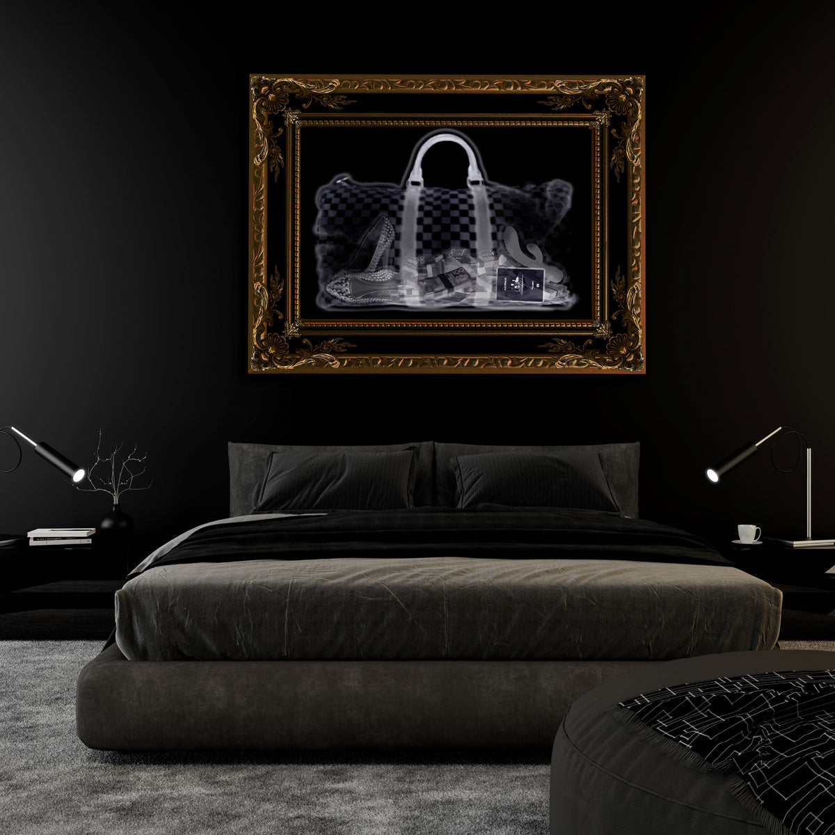 Airport International 00004- Canvas Artwork