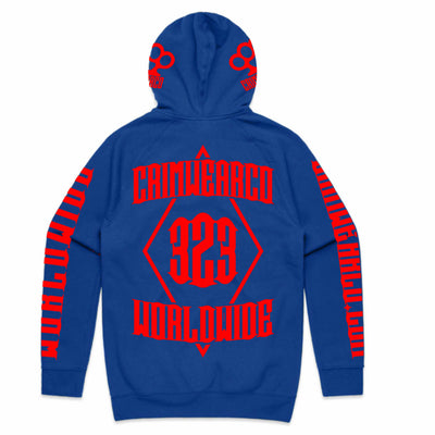 Crim Wear Blue Hoodie *NEW *