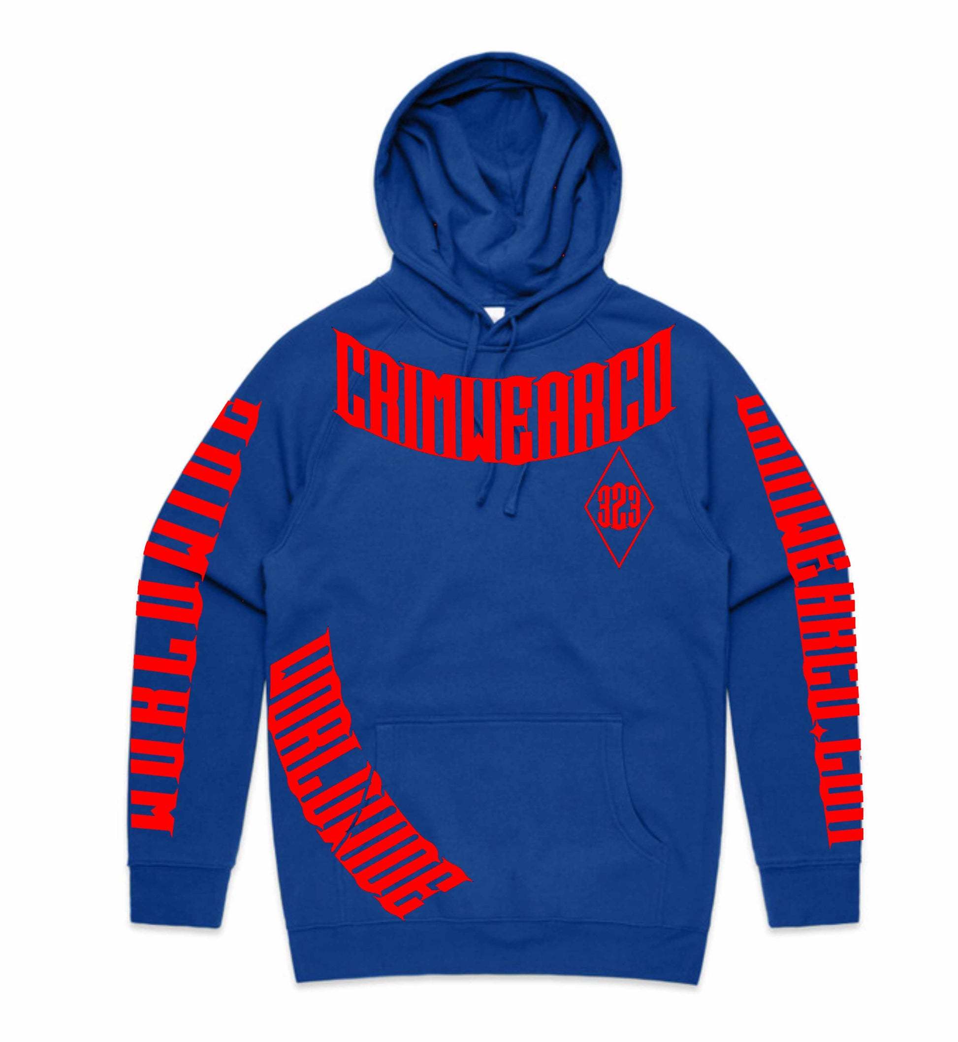 Crim Wear Blue Hoodie *NEW *