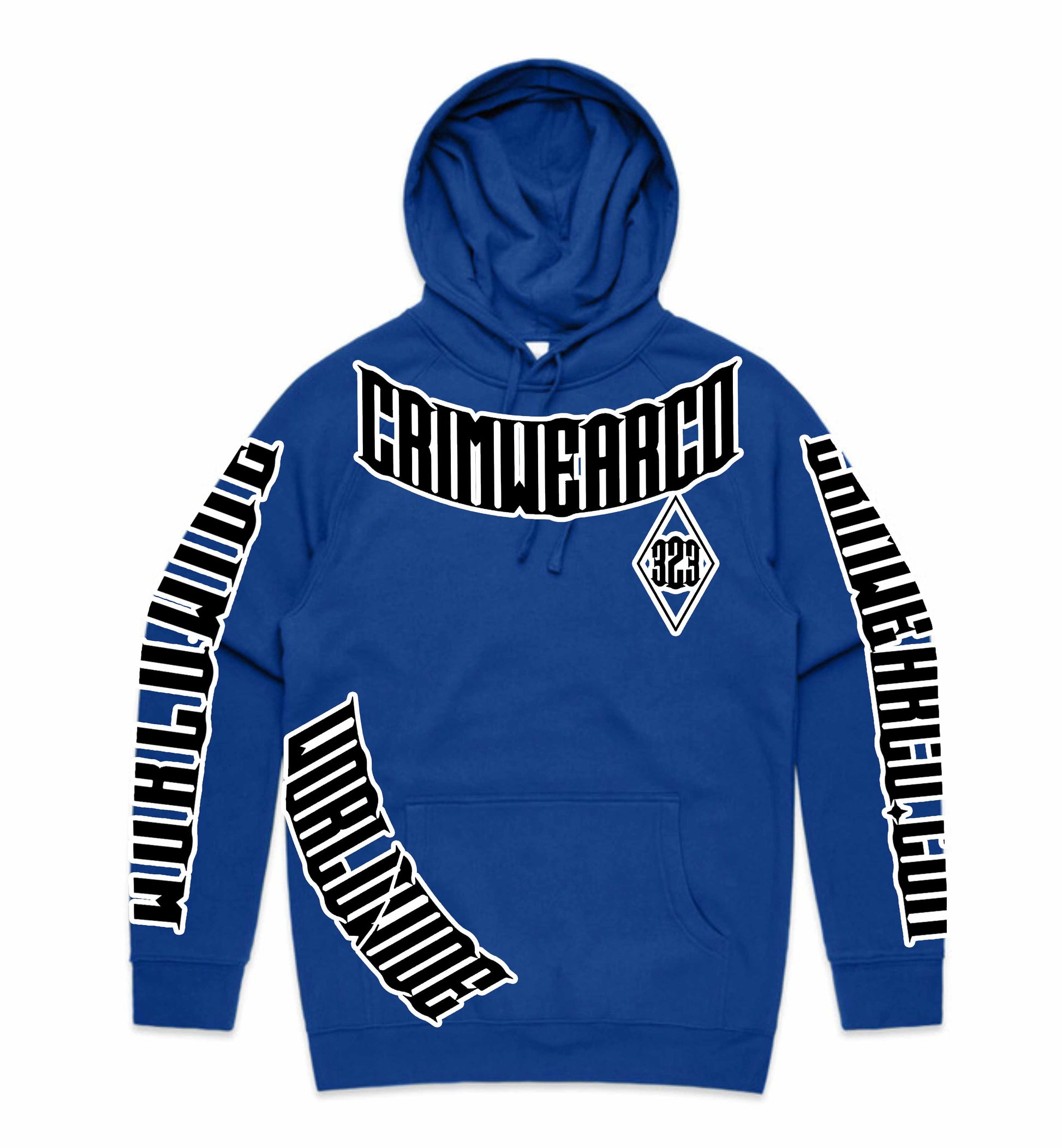 Crim Wear Blue Hoodie *NEW *