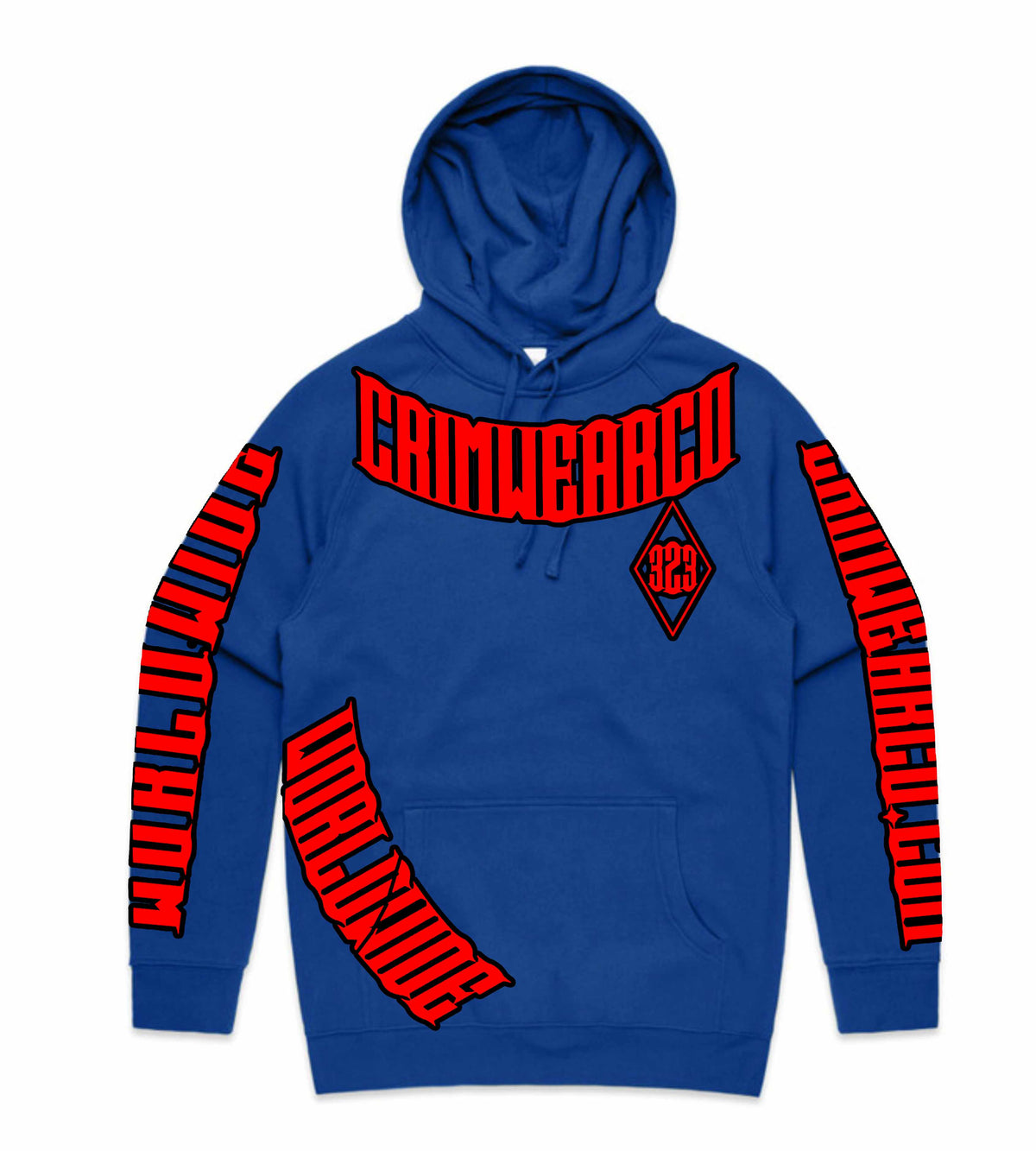 Crim Wear Blue Hoodie