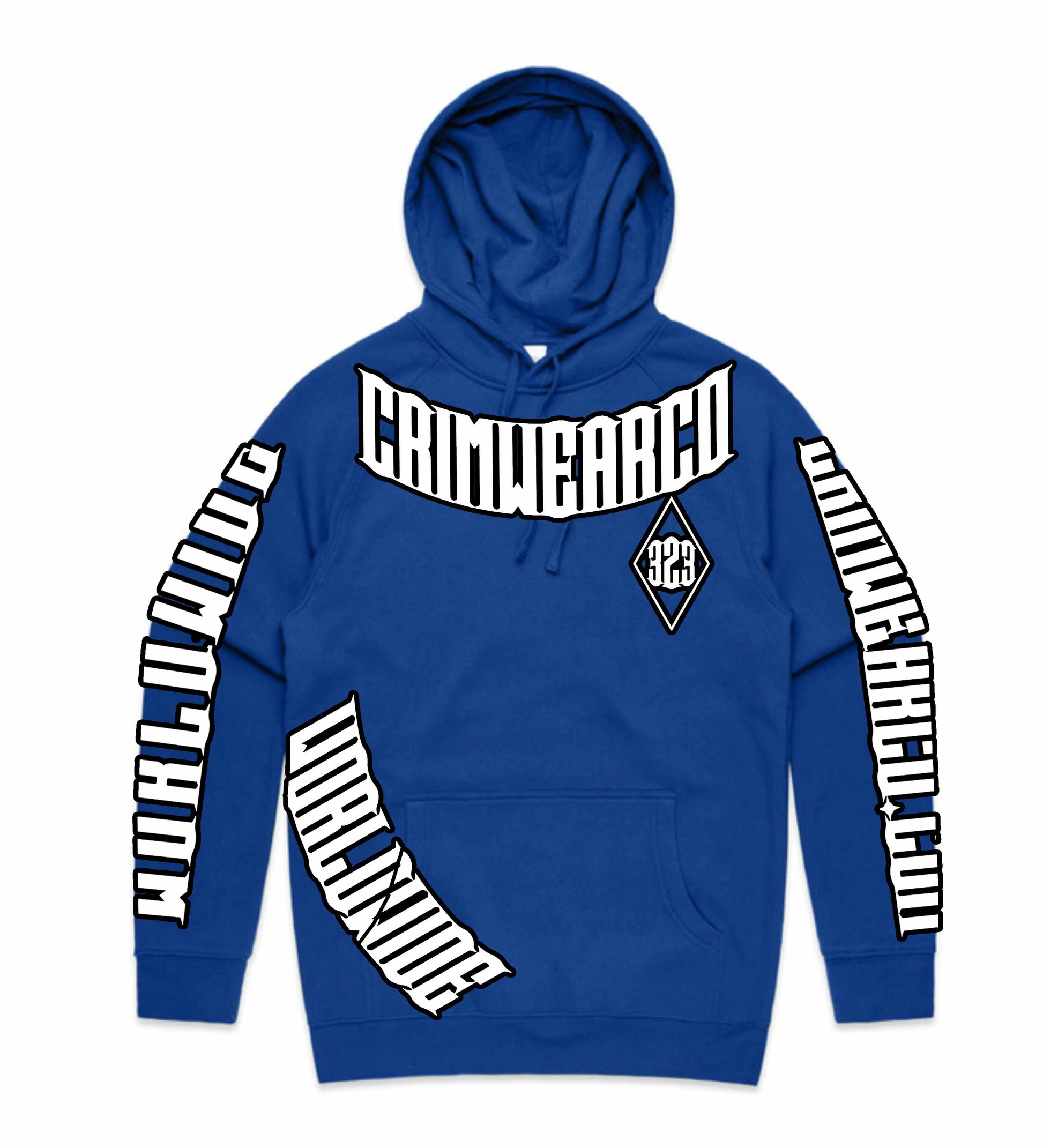 Crim Wear Blue Hoodie *NEW *