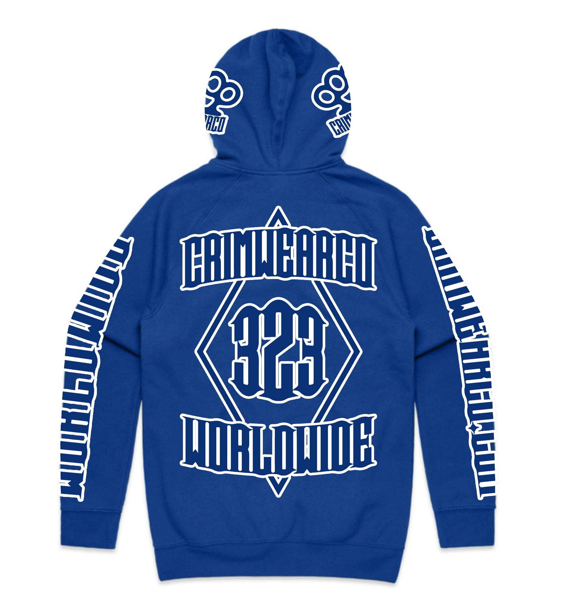 Crim Wear Blue Hoodie *NEW *