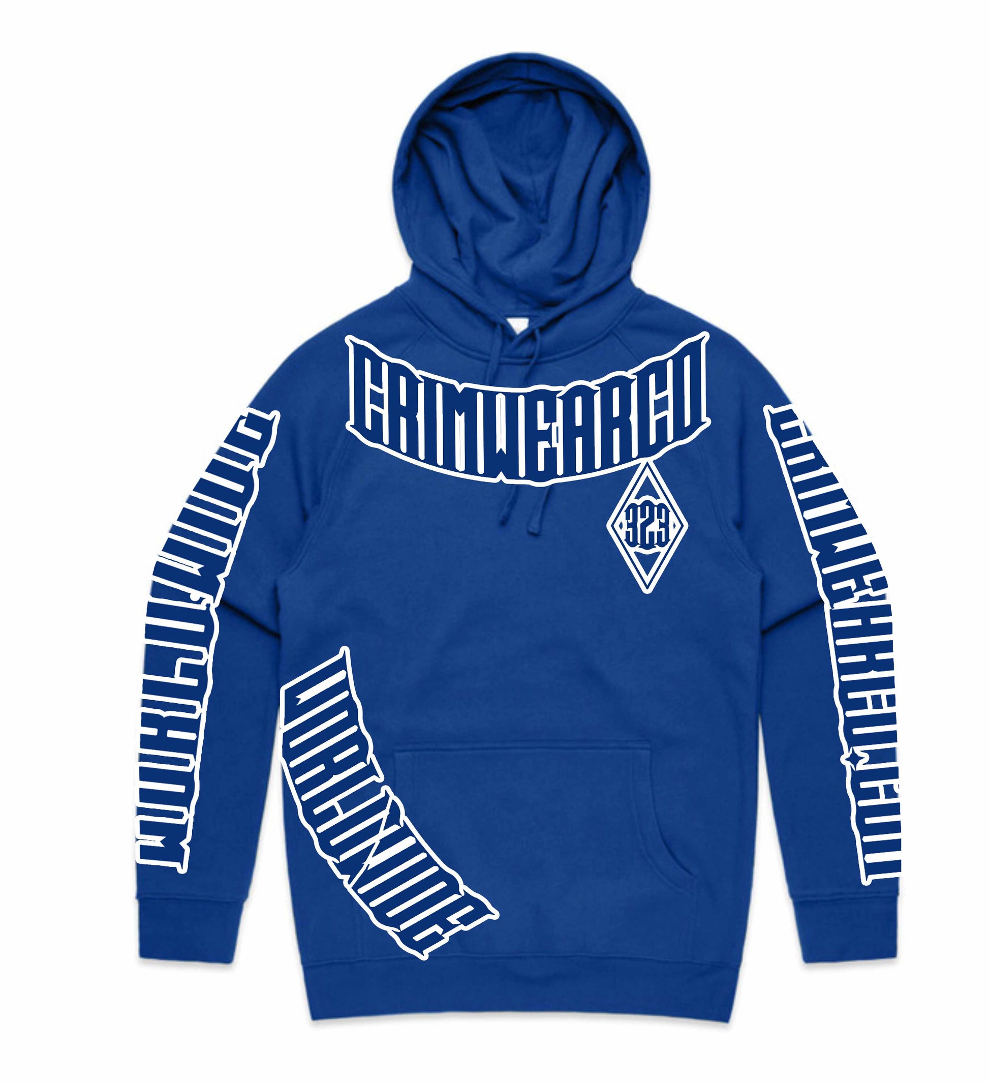 Crim Wear Blue Hoodie *NEW *