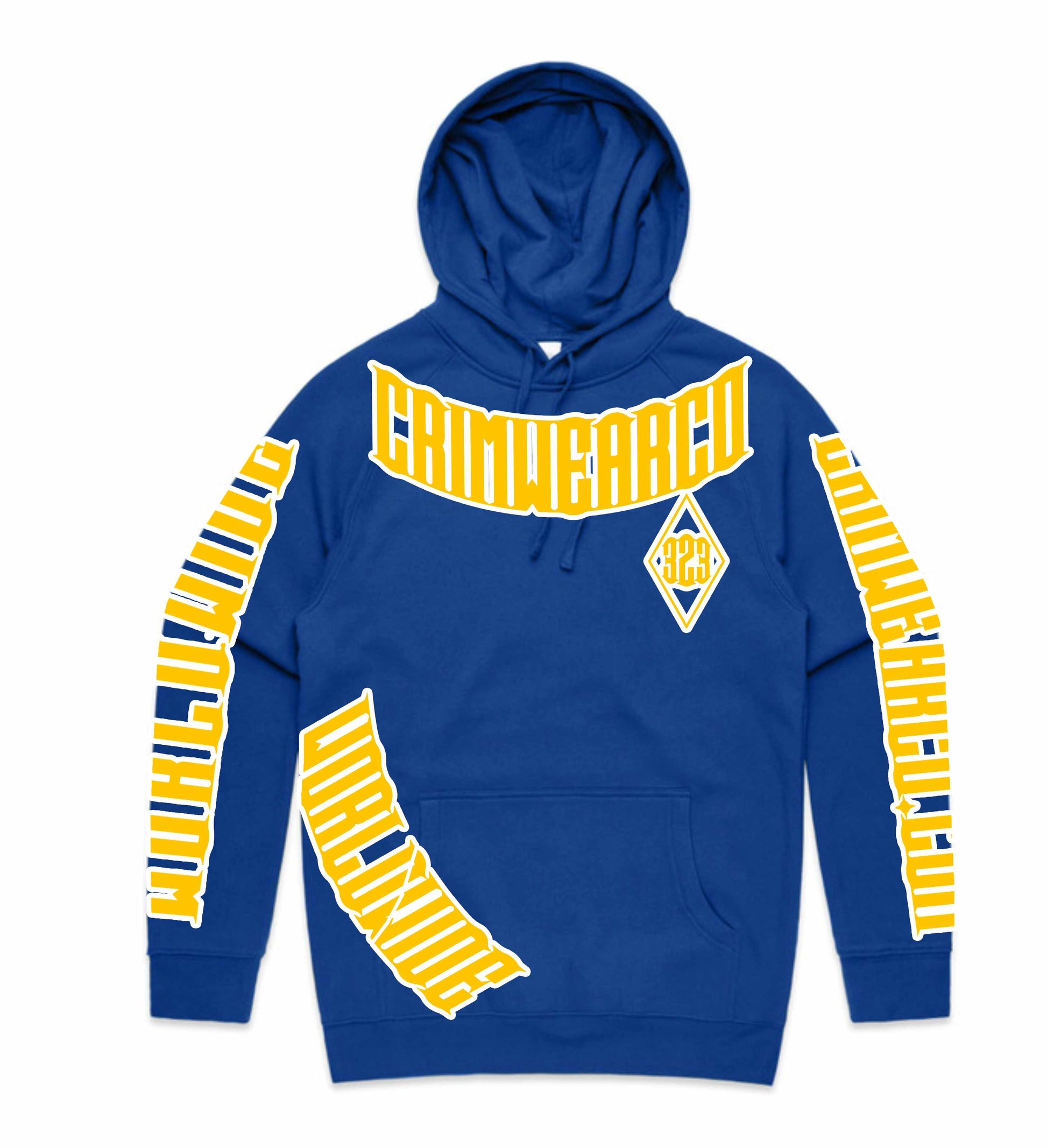 Crim Wear Blue Hoodie *NEW *