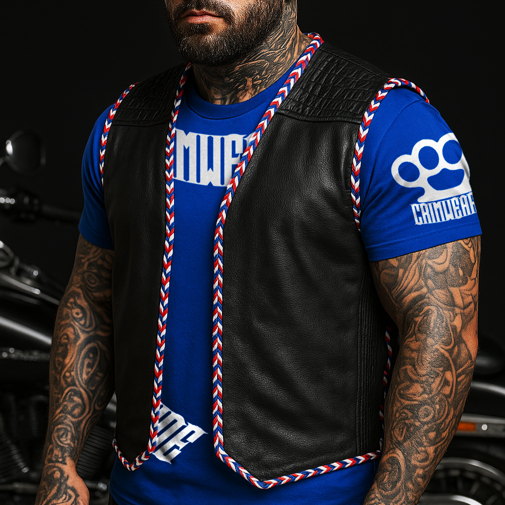 AUS RED/WHITE/BLUE "OFF THE RACK" LEATHER / CROC