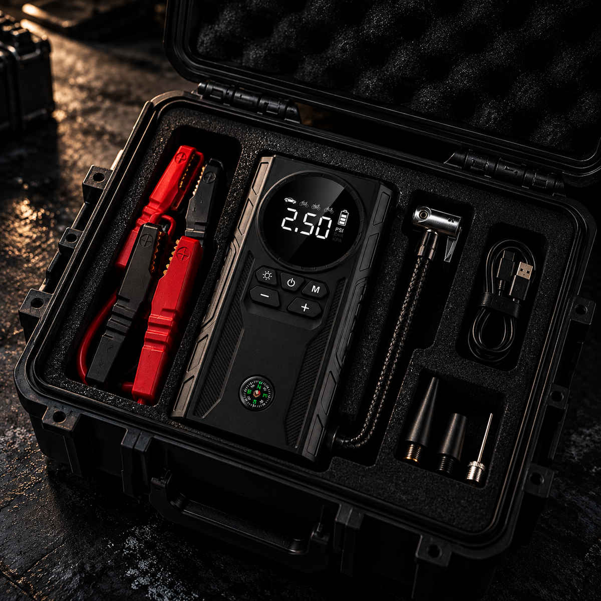 BruteForce 4000A Jump Starter & Tyre Inflator